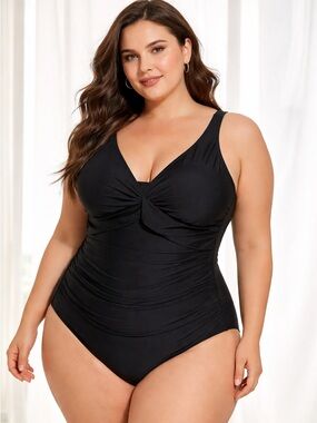Smismivo Black One-Piece Swimsuit